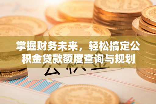 邯郸掌握财务未来，轻松搞定公积金贷款额度查询与规划