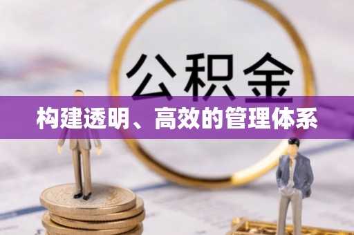邯郸构建透明、高效的管理体系