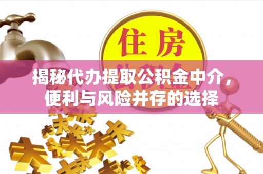 邯郸揭秘代办提取公积金中介，便利与风险并存的选择