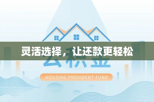 邯郸灵活选择，让还款更轻松