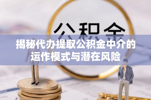 邯郸揭秘代办提取公积金中介的运作模式与潜在风险