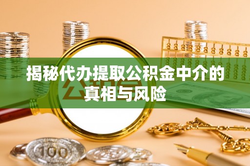 邯郸揭秘代办提取公积金中介的真相与风险
